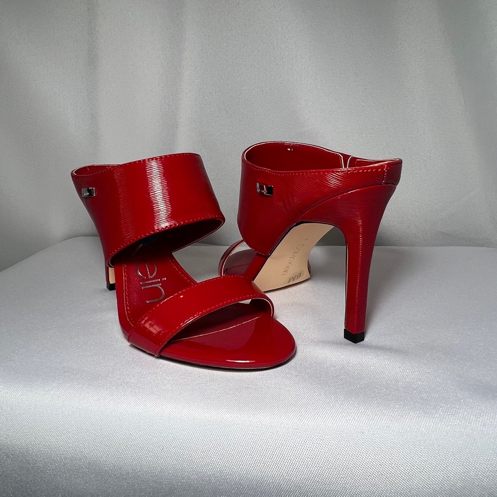 Red Calvin Klein Heels